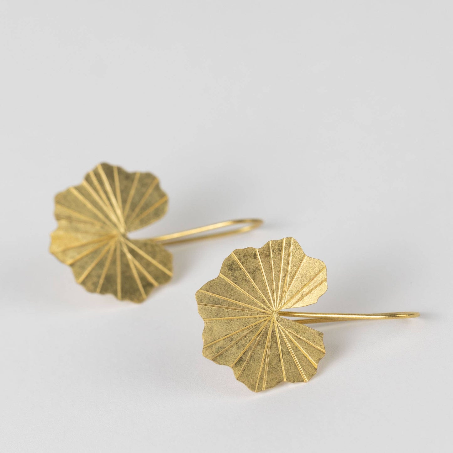 Lotus Leaf Earrings