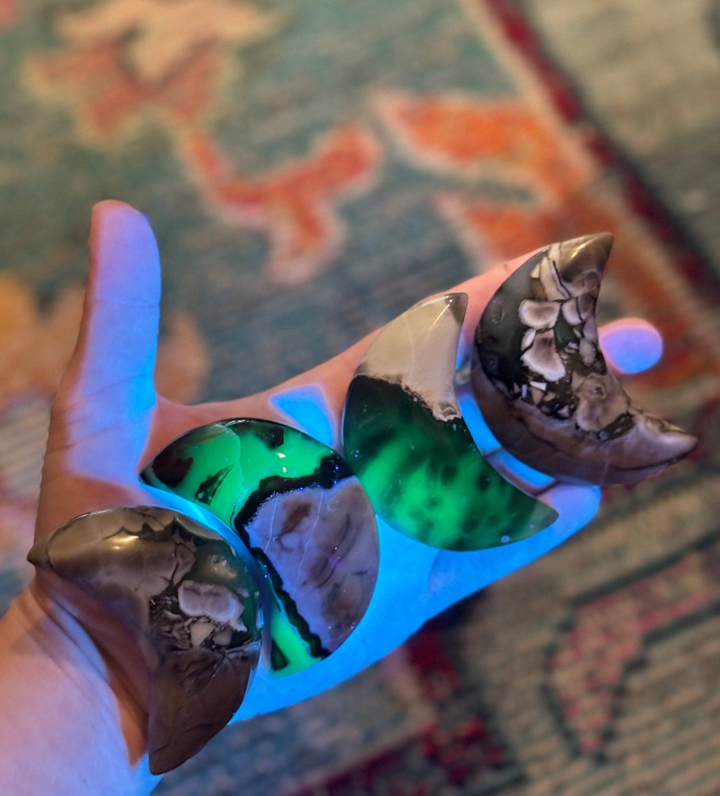 Volcano Agate Moon