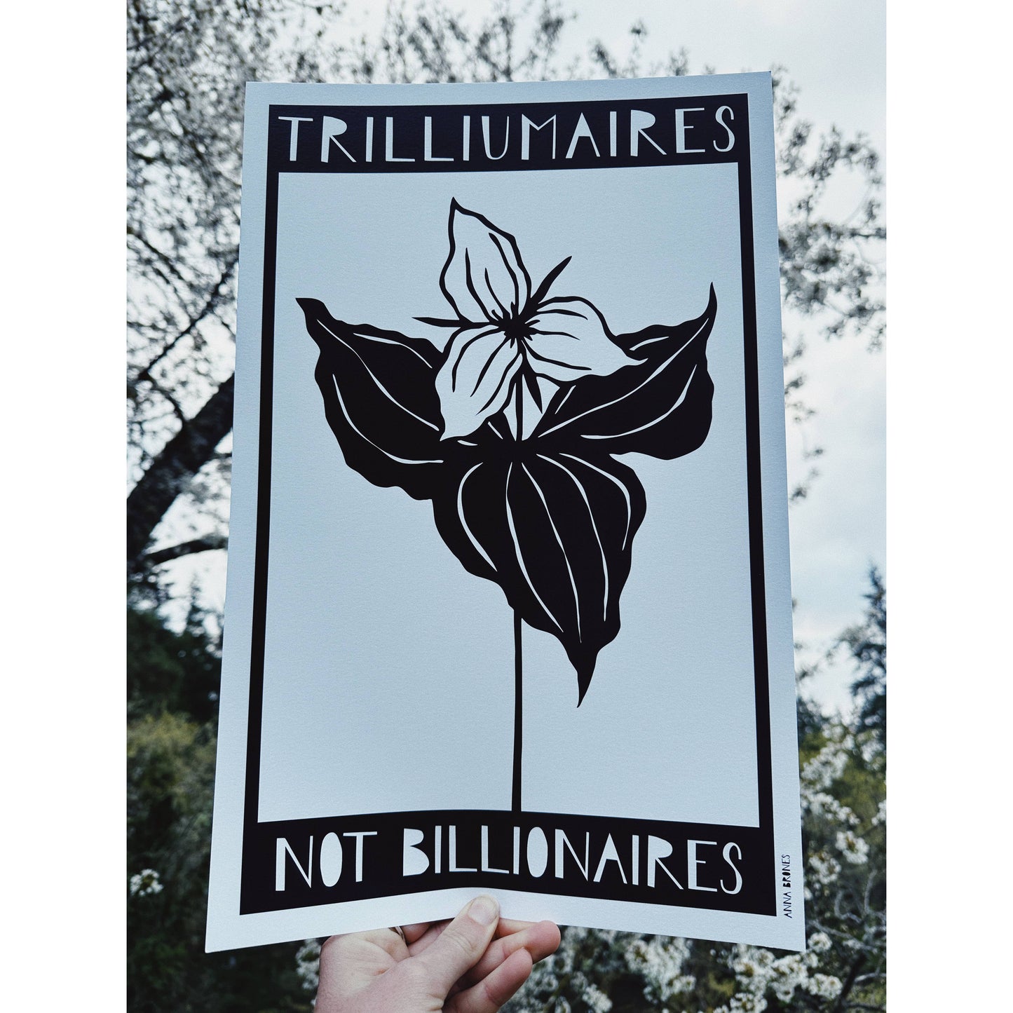 Trilliumaires Not Billionaires Print