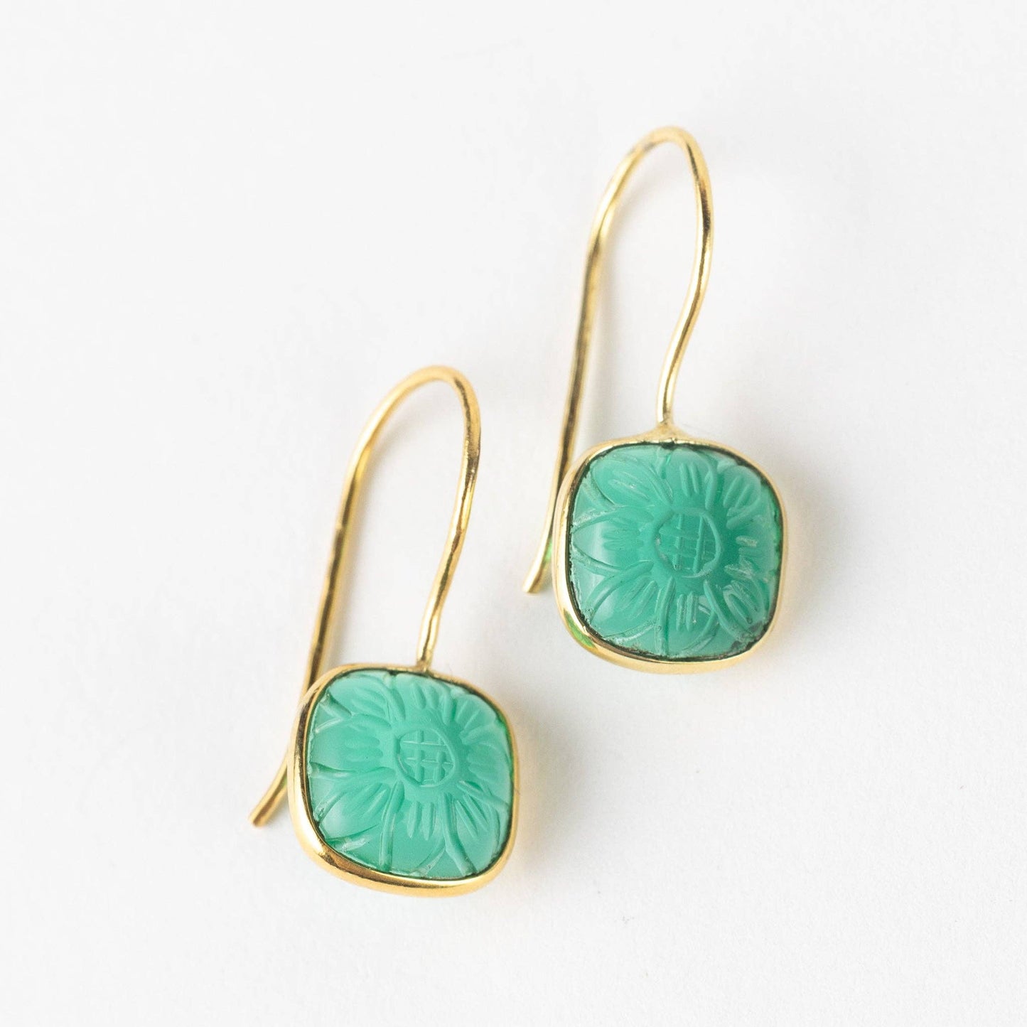 Blue Daisy Earrings