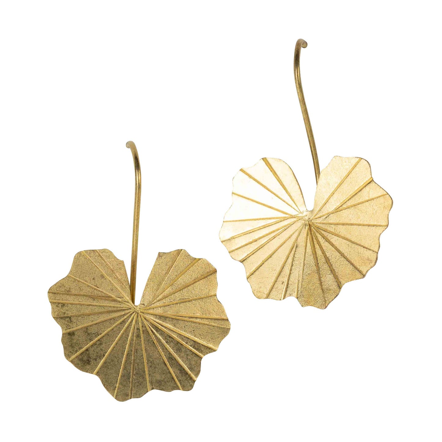 Lotus Leaf Earrings