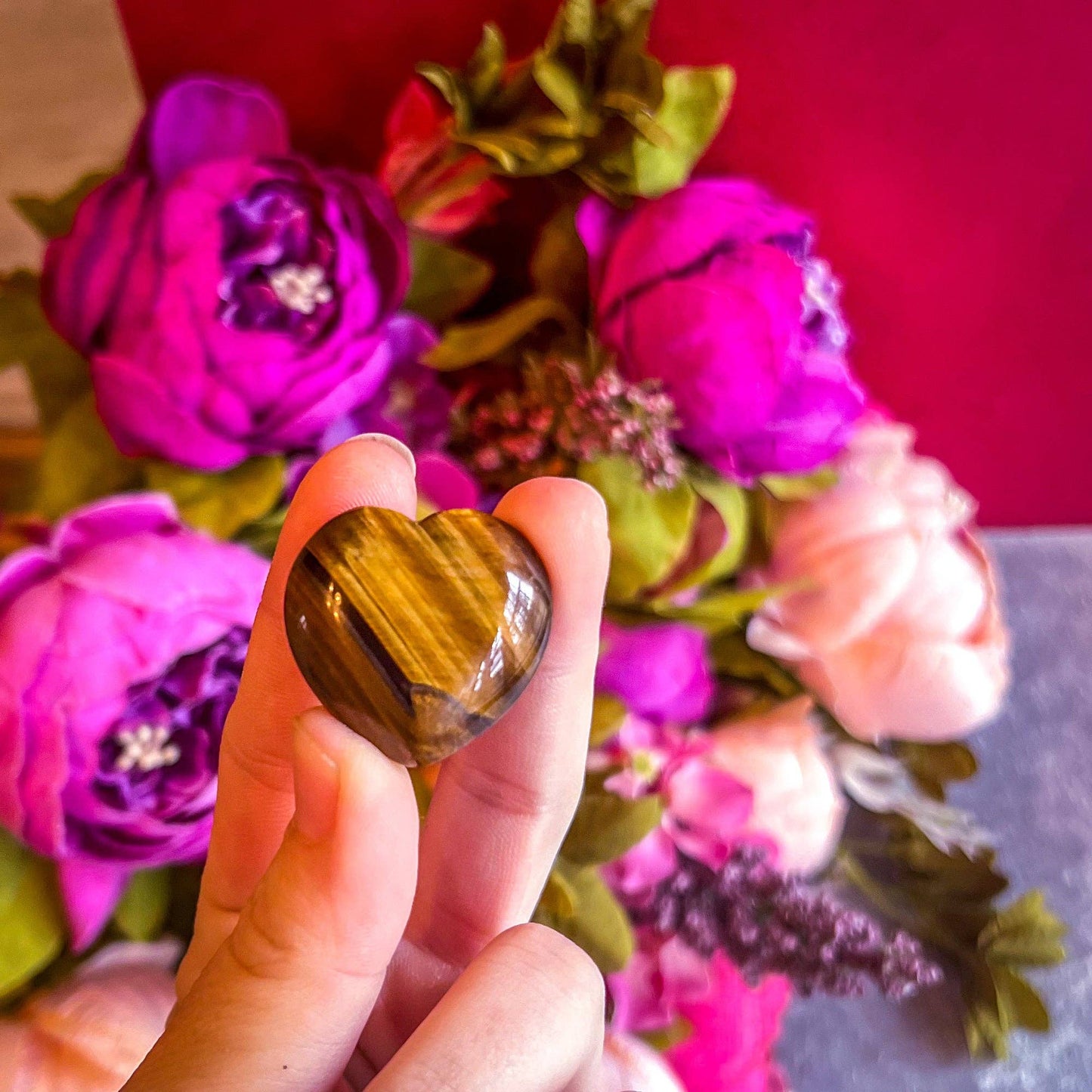Tigers Eye Hearts