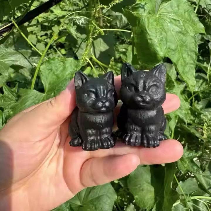 Black Obsidian Cats