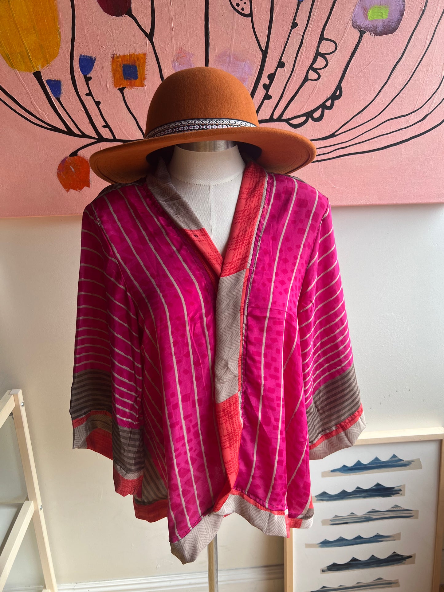 Recycled Sari Cardigan