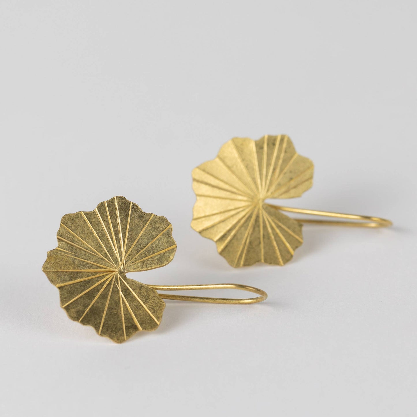 Lotus Leaf Earrings