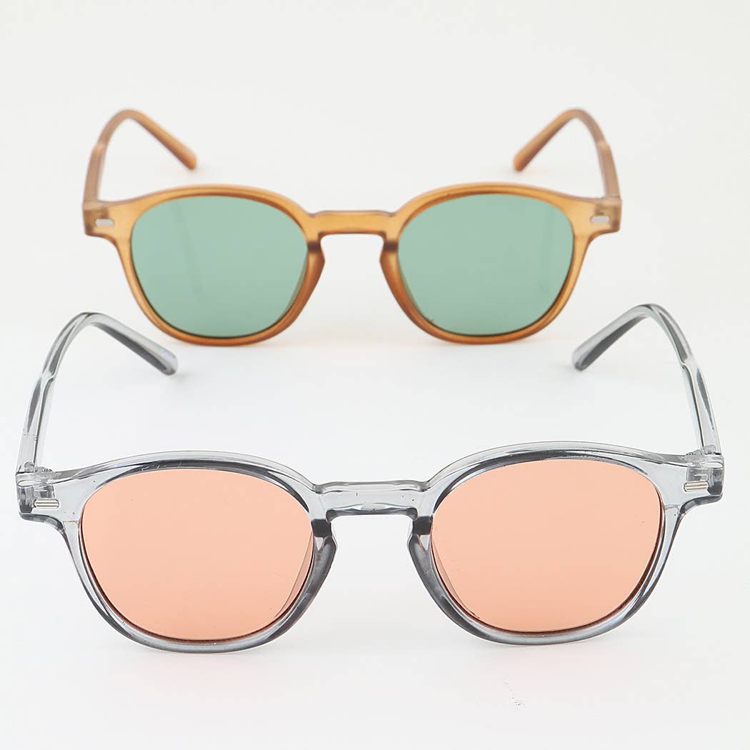 Round Tinted Sunglasses