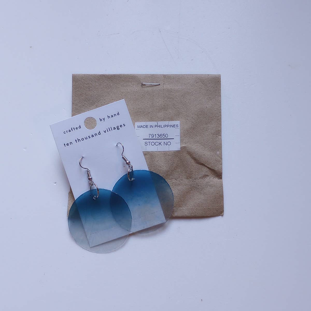 Ombre Capiz Earrings
