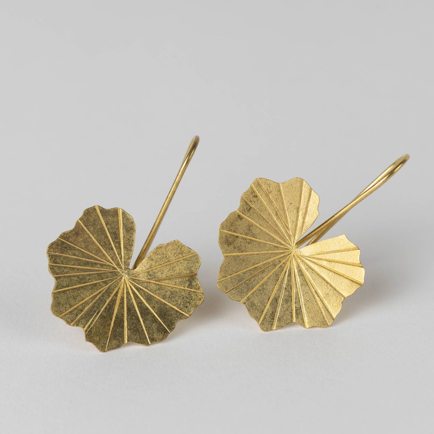 Lotus Leaf Earrings