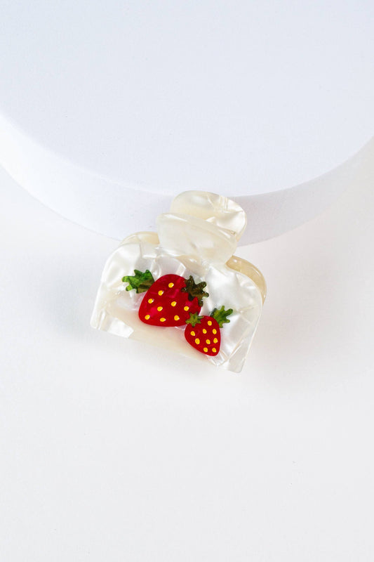 Eco Strawberry Hair Claw