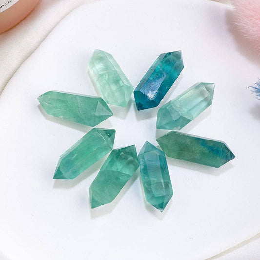 Green Fluorite Tower Wand