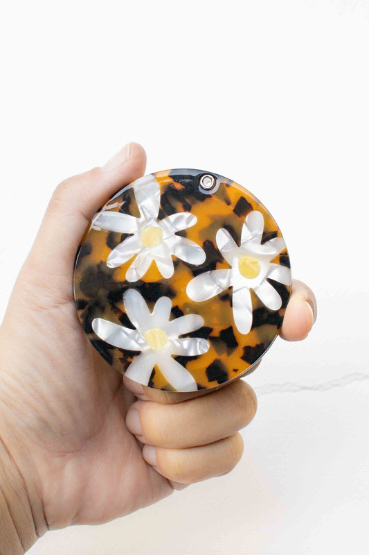 Eco Daisy Compact Mirror