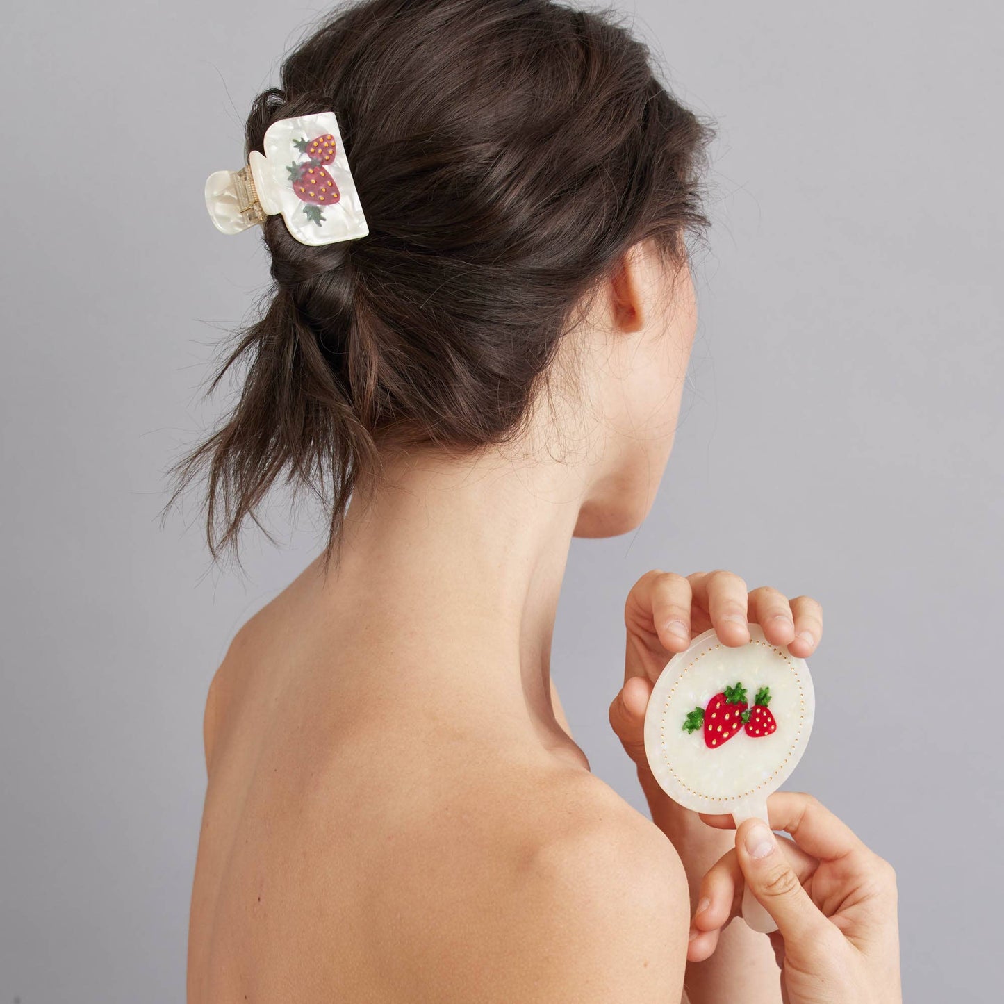 Eco Strawberry Hair Claw