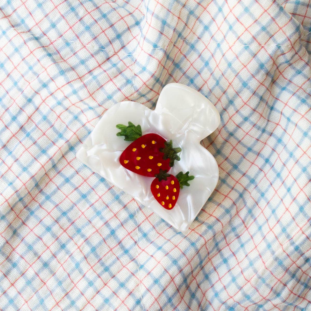 Eco Strawberry Hair Claw