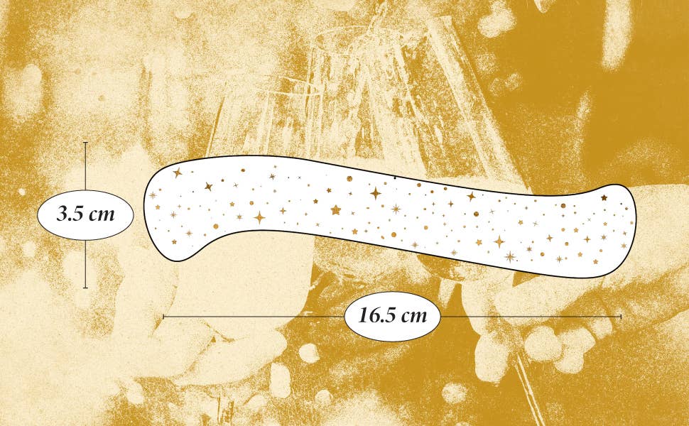 Decolletage Glitter Makeup Patches