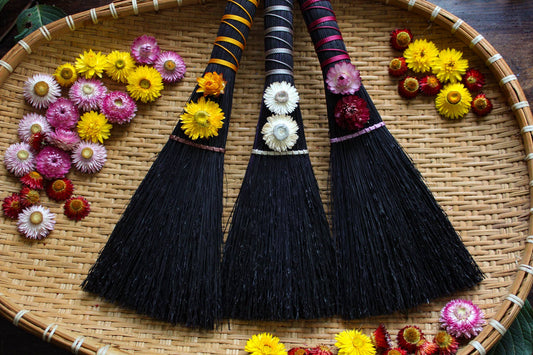 Strawflower Brooms