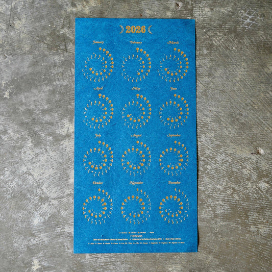 Plantable Wildflower Lunar Calendar - Blue