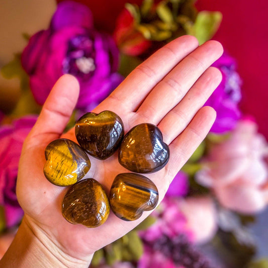 Tigers Eye Hearts