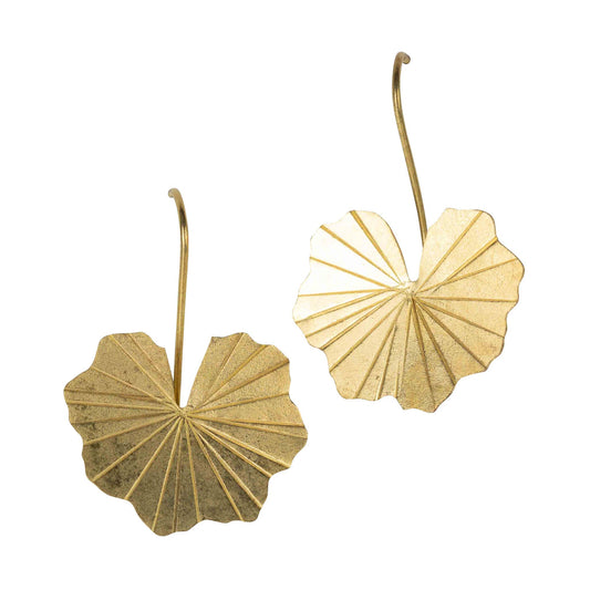 Lotus Leaf Earrings