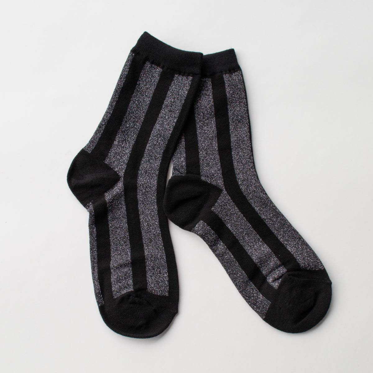 Glitter Striped Socks