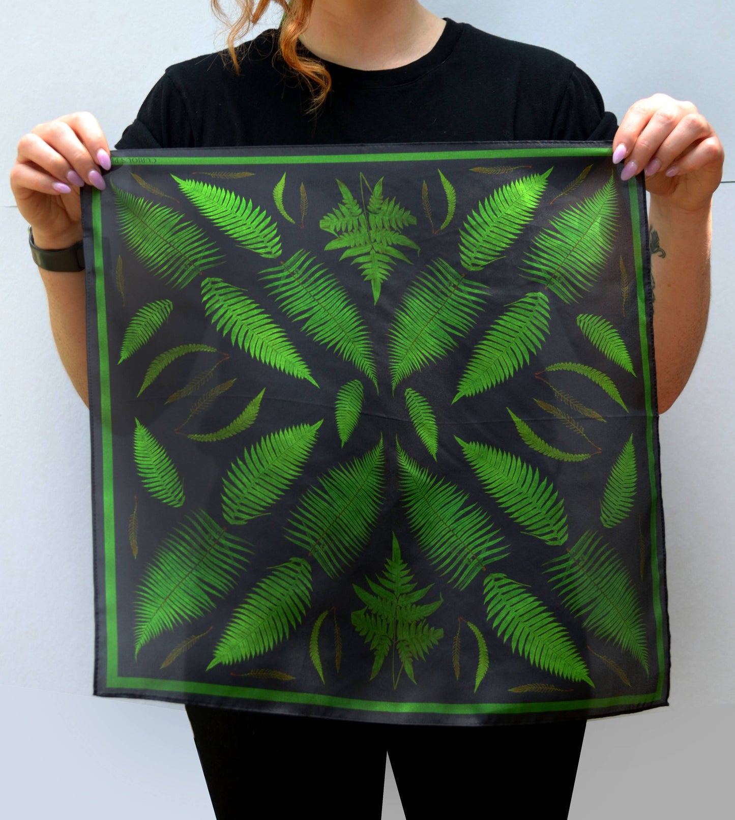 Silk Fern Scarf