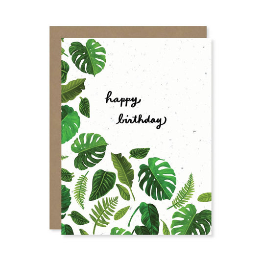 Happy Birthday Plantable Card