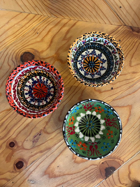 Tiny Ceramic Turkish Bowls