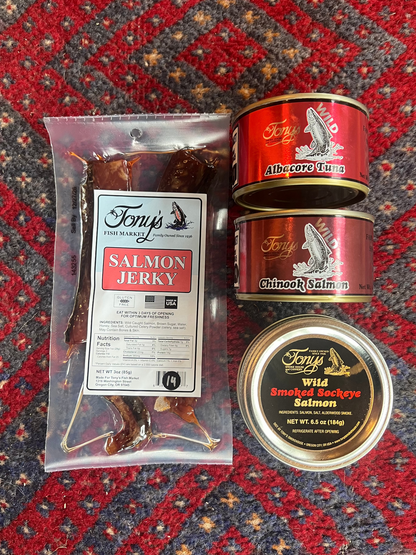 Tinned Fish and Salmon Jerky