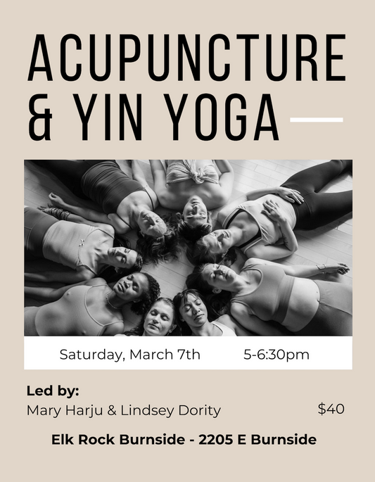 Acupuncture & Yin Yoga