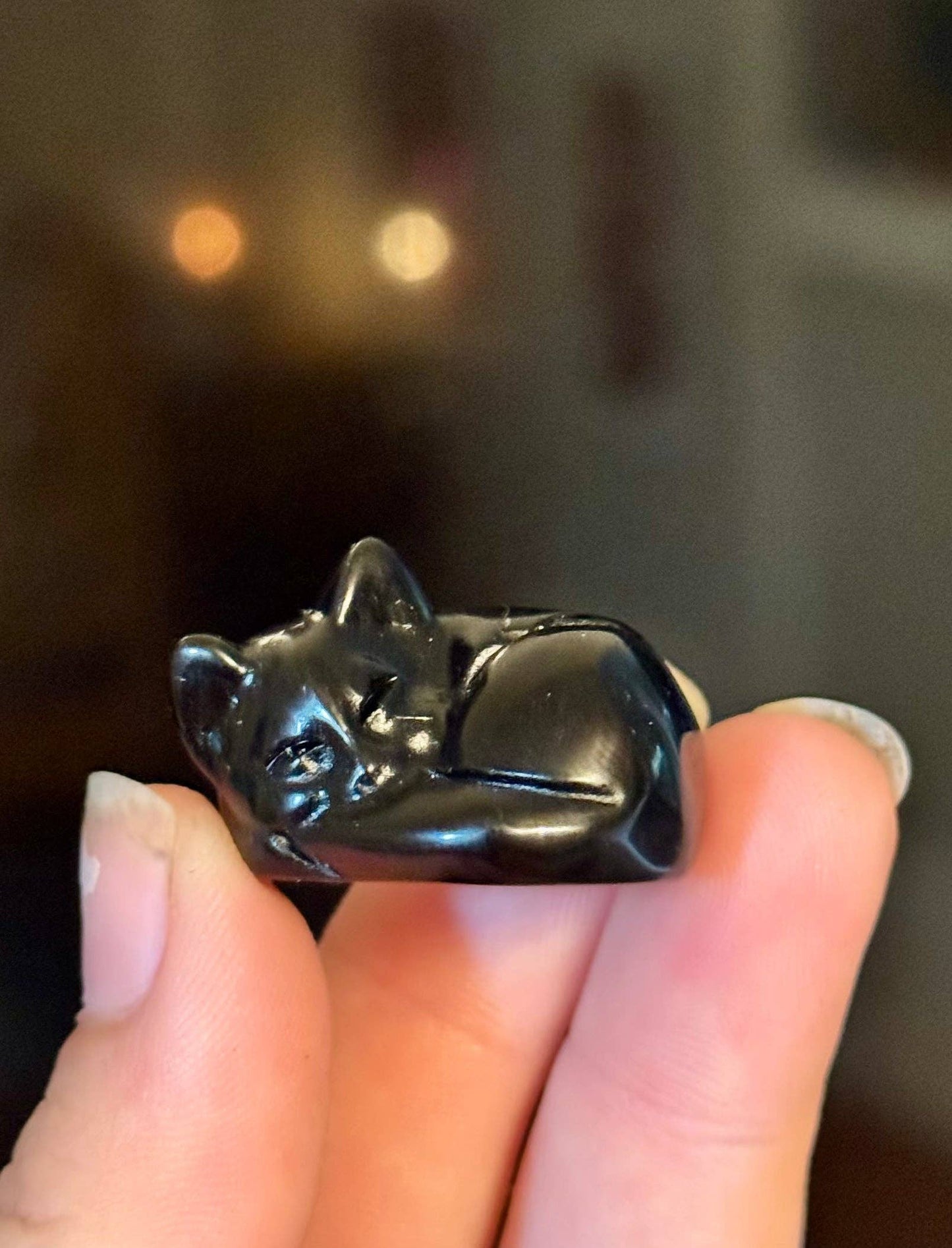 Sleepy Cat Sculpture