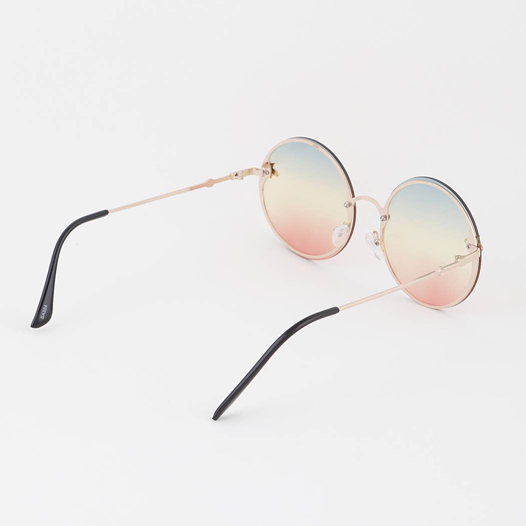 Round Gradient Sunglasses