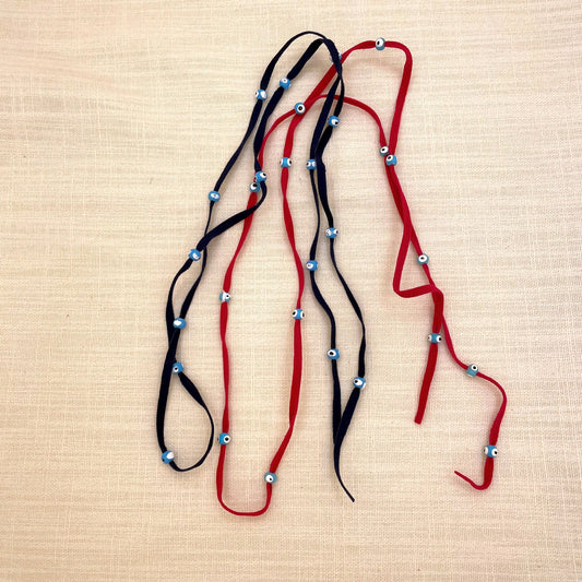 Evil Eyes Velvet Cord
