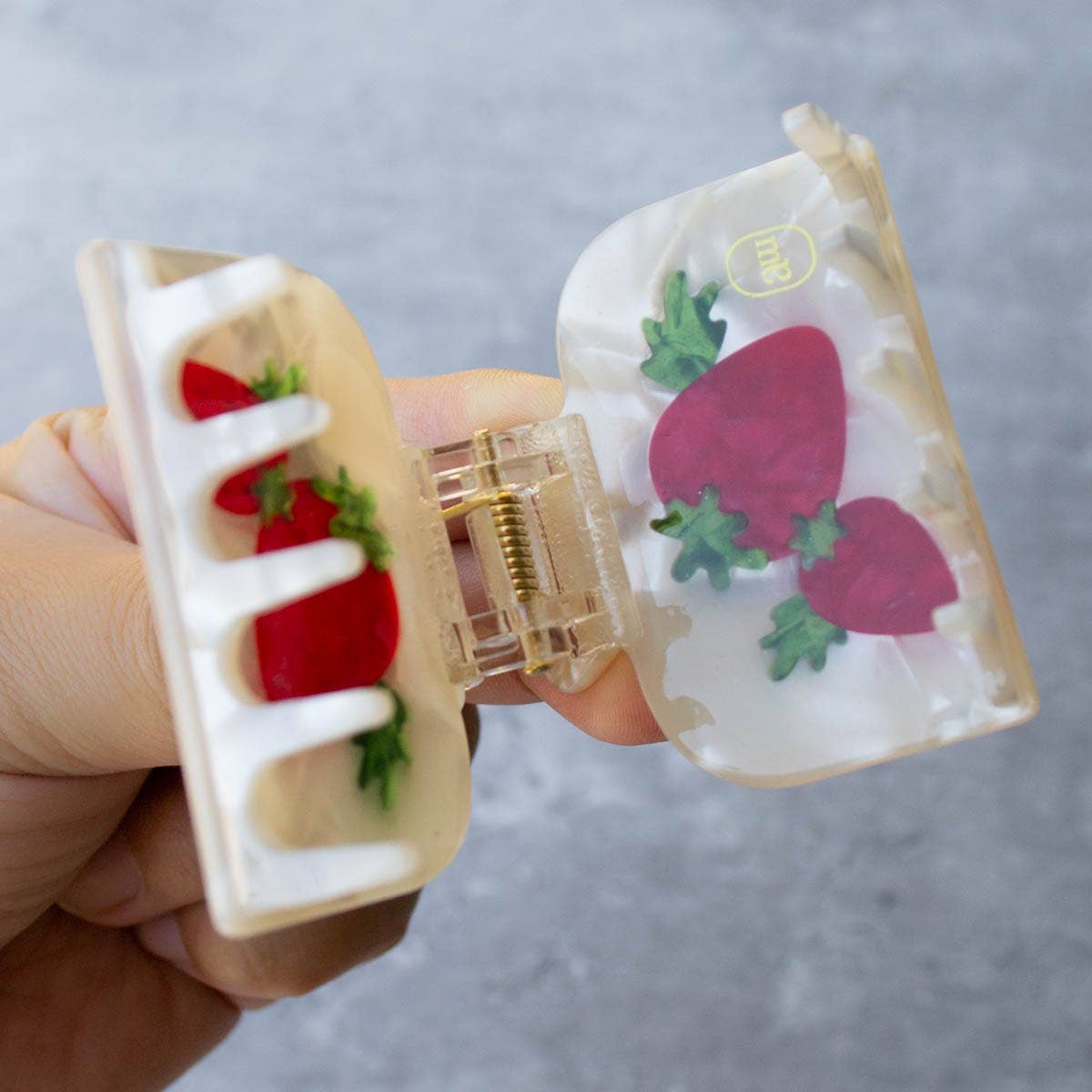 Eco Strawberry Hair Claw