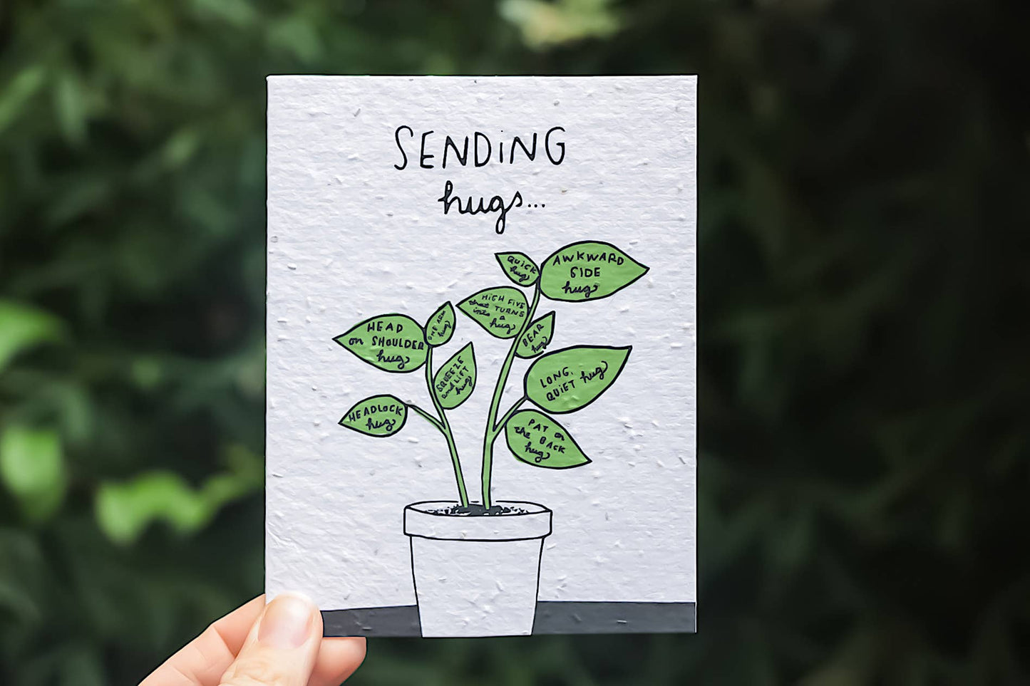 Sending Hugs Plantable Card