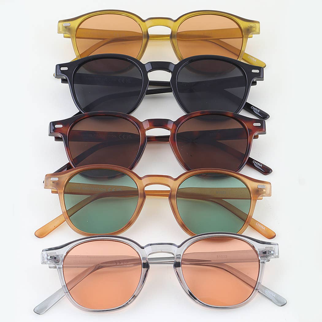 Round Tinted Sunglasses
