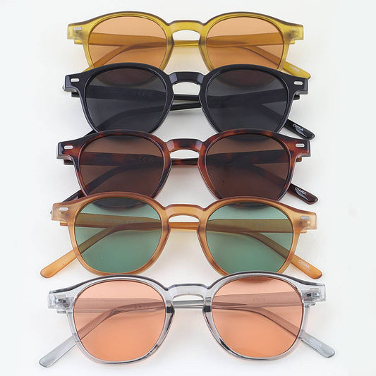 Round Tinted Sunglasses