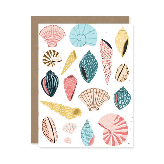 Seashells Plantable Card