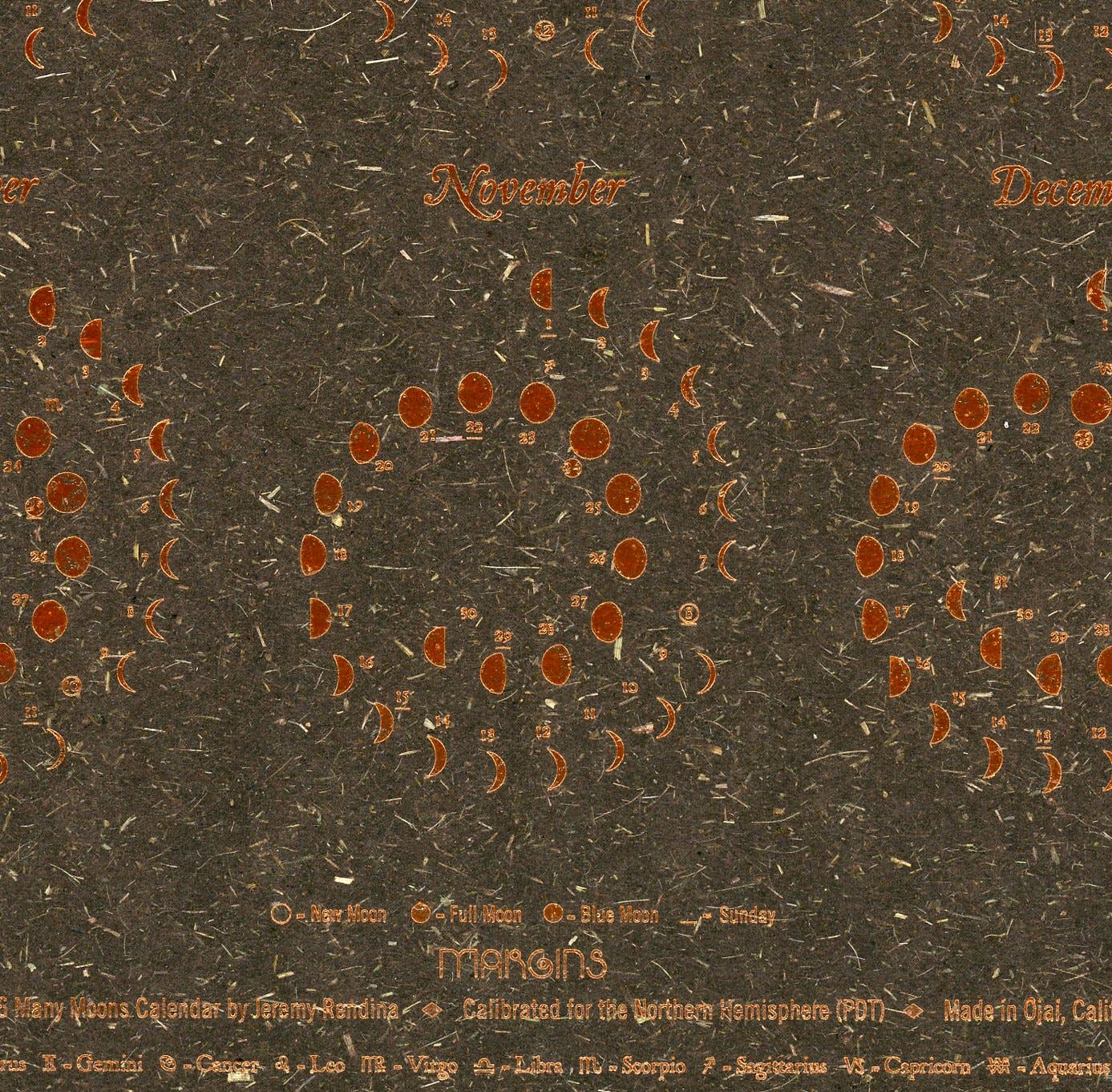 2026 Moon Calendar SOIL - Small