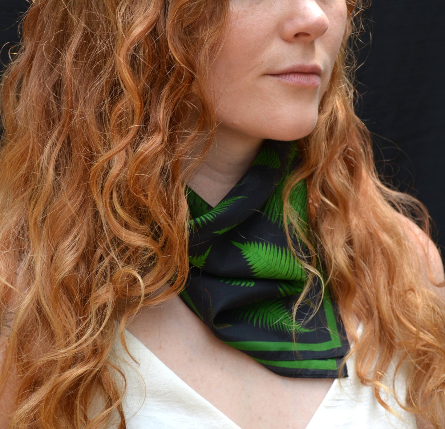 Silk Fern Scarf